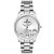 Relógio Daniel Klein Feminino DK.1.12612-1 Premium Prata e Branco Elegante - Imagem 1