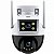 Kit de Câmeras IP Wi-Fi A-CAM008D para Exterior - Branca e Preta - Imagem 1