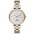 Relógio Feminino Daniel Klein DK.1.12556-5 Premium em Prata e Ouro Elegante - Imagem 1