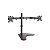 Suporte Duplo para Monitor Klip KPM-311 de Mesa - 8kg, 13/32 Polegadas - Imagem 1
