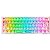 Teclado Gamer Redragon Fizz K617CT-RGB com Cabos - Layout Inglês - Imagem 1
