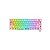 Teclado Mecânico Redragon Fizz K617CT-RGB Branco com Retroiluminação RGB - Imagem 1