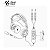 Peças David Clark DC-Pro Earseal 15976P-03 - Selos Auriculares de Alta Qualidade - Imagem 1