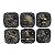 Conjunto de Undercoasters Vintage de Instrumentos - 6 Peças em Acrílico Trintec - Imagem 1