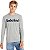 Camiseta Masculina Timberland Manga Longa Com Logo Linear Cinza Médio Tb0A28H2 052 - Imagem 1