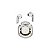 Fone de Ouvido Acefast T8 Sem Fio LED Branco Cristal - Imagem 1