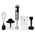 Liquidificador Midea MJ-BH1201W 4 em 1 - 1200W - 220V - Cores Prata e Preto - Imagem 1