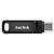 Pendrive SanDisk Ultra Dual Drive Go 512GB USB-C/USB 3.2 - Alta Velocidade e Capacidade Extendida - Imagem 1