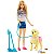 Conjunto Barbie Família Passeio com Cachorro - Mattel - Imagem 1