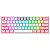 Teclado Gamer Sem Fio Redragon K616-RGB Fizz Pro - Branco e Rosa (Inglês) - Imagem 1