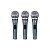 Microfone com Fio BLG WM-520 - Pacote com 3 Unidades - Cor Azul - Imagem 1