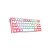 Teclado Mecânico Redragon Fizz Pro K616-RGB Branco/Rosa (Inglês) - Imagem 1