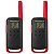 Rádio Comunicador Motorola T210 - Alcance 32 Km - 22 Canais - Cor Preto E Vermelho - Imagem 1