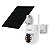 Câmera IP Solar A-CAM007S para Exterior - Wi-Fi, Branca e Preta - Imagem 1