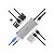 Hub USB C Alpha T5 Pro 4 em 1 Multiplas Portas HDMI 3.0. Áudio Estéreo 3.5mm e Typ - Imagem 1