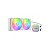 Cooler para Água Gamdias Aura GL240 V2 ARGB 120MM Branco - Imagem 1