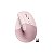 Mouse Vertical Sem Fio Logi Lift Rosa 910-006472 - Silencioso e Ergonômico - Imagem 1