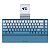 Teclado Mecânico Redragon K641B BW RGB Shaco 60% Hotswap com Suporte para Celular - Azul - Imagem 1