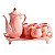 Conjunto de Chá com Bule e Bandeja, 8 Peças - Elegância para sua Mesa - Imagem 1
