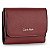 Carteira Feminina Calvin Klein Bordo Com Logo Ck Monograma - Imagem 1