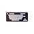 Teclado Gamer Sem Fio Redragon Ucal K673WB Pro - Branco e Preto - Imagem 1