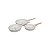 Conjunto de Frigideiras de Indução Ucc Life - 3 Peças (20/24/28CM) Bege - Imagem 1