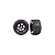 Rodas Traxxas Gravix Pretas L&D 7.4 x 4.0 24MM para X-Maxx e XRT 7877 - Imagem 1