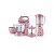Conjunto de Eletroportáteis Britania: Batedeira, Espremedor e Liquidificador - Rosa 220V - Imagem 1