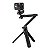 Suporte Triplo Multifuncional Para Câmera Gopro Afaem-002 - Imagem 1
