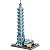 Conjunto de Blocos de Montar Taipei 101 - Arquitetura - 1512 Peças - Imagem 1