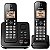 Telefone Sem Fio Panasonic KX-TGC362LAB - 2 Bases, Bina, 110V, Preto - Eficiente e Elegante - Imagem 1