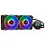 Cooler Cpu Redragon Ccw-3000 Rgb Efeito X Compatível Com Intel E Amd - Preto - Imagem 1