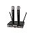 Microfone Sem Fio BLG UF-03 - Conjunto com 2 Equipamentos UHF - Preto - Imagem 1