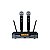 Microfone Sem Fio BLG Dual UF-03 UHF para Áudio Profissional - Imagem 1
