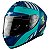Capacete de Motocicleta Axxis Draken Mythic C7 Azul Tamanho M 57-58 - Imagem 1