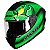 Capacete Axxis Draken Nahesa A6 para Motocicleta - Tamanho L - Verde 59-60 cm - Imagem 1