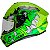 Capacete De Motocicleta Axxis Draken Trooper E3 - Tamanho M (57-58) - Cor Verde - Imagem 1