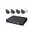 Kit DVR Tucano K-04 - 8 Canais com 4 Câmeras HD - Monitoramento Black - Imagem 1