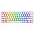 Teclado Gamer Razer Huntsman Mini RZ03 Branco - Switch RGB Roxo Mecânico - Imagem 1