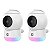 Câmera IP Motorola Peekaboo Twin-W Wi-Fi - Cor Branco e Preto - Imagem 1