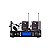 Sistema Duplo de Microfone Sem Fio Uhf 6200HL Headset Gemini Profissional - Imagem 1