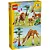 Lego Criador 3 em 1 Animais da Selva Selvagem - 31150 780 Peças - Imagem 3