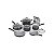 Conjunto de Panelas Cuisinart 54C-11BK Cerâmica Antiferrugem - 11 Peças Pretas - Imagem 1