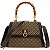 Bolsa Feminina Guess Jk787521 Marrom Com Logo - Imagem 1