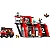 Estação de Bombeiros Lego City com Caminhão de Bombeiros - 60414 843 Peças - Imagem 1