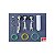 Fm Retract Para Falcon Modelo Gato Azul Marinho. - Imagem 1