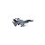 Avião de Combate FW F-16 70MM Cor Cinza FJ21114P - Imagem 1