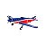 Avião FMS P-51 Mustang V2 PNP 1100MM Miss America - FMS134PMA - Imagem 1