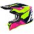 Capacete Airoh Strycker Blazer M (57-58) Azul/Rosa para Motociclismo - Imagem 1