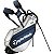Bolsa de Golfe TaylorMade Qi10 Tour Stand Prata e Azul Marinho - Modelo TM24 - Imagem 1
